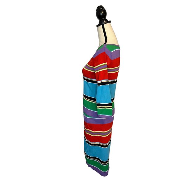 Grace Dane Lewis Womens Skirt Top Outfit Size Petite Small Color Block Striped - Picture 5 of 9